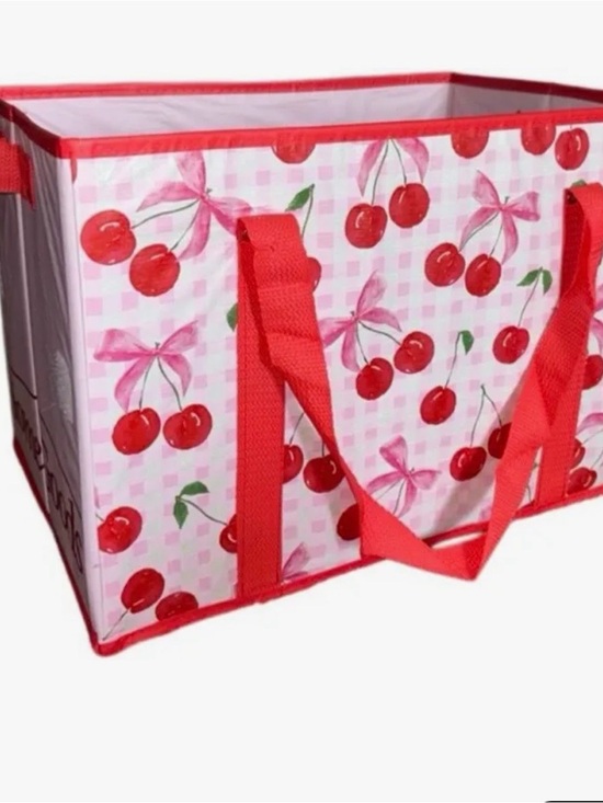 Other - Cherry Print Collapsible Box
Tote - Red and Pink